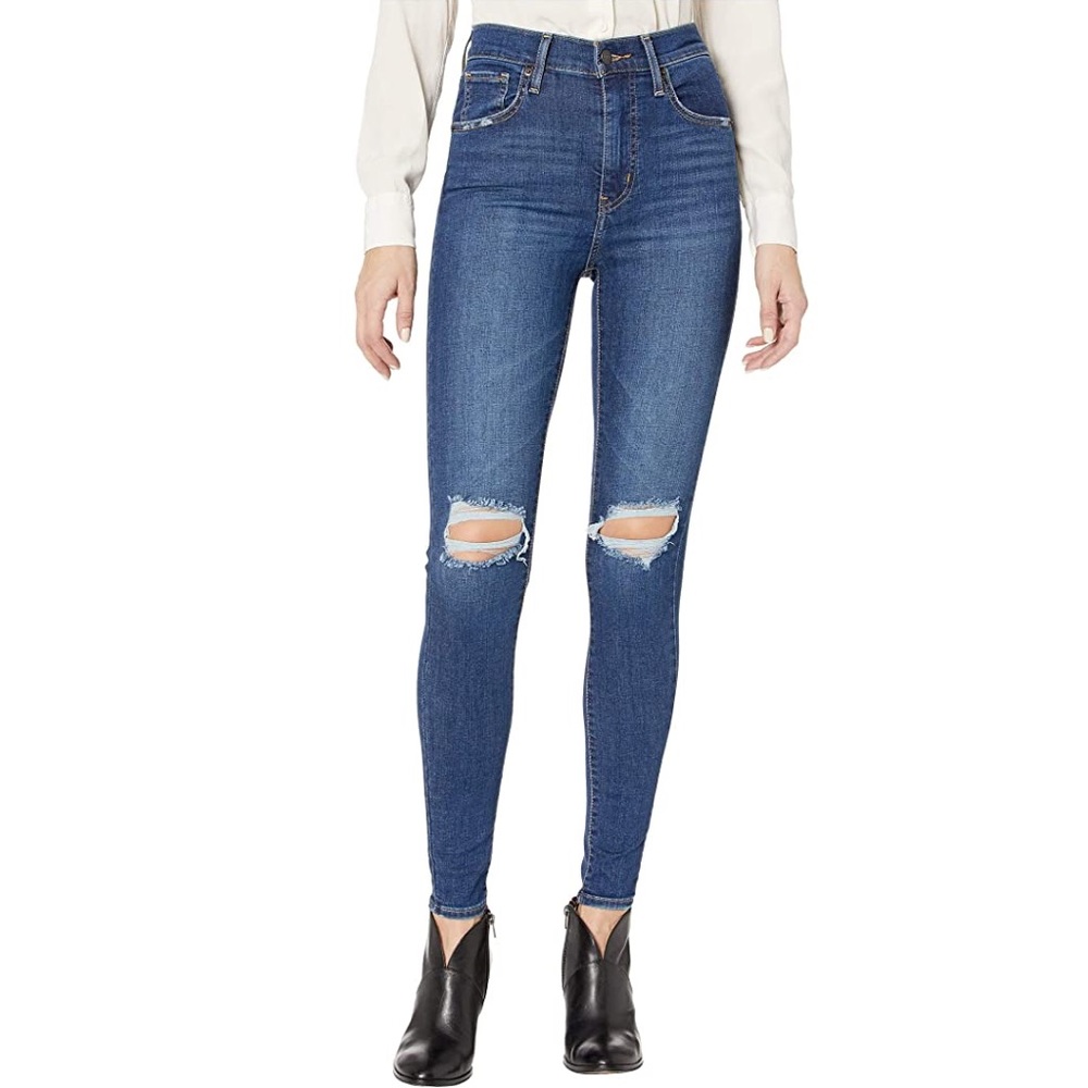 Levi’s mile high skinny high waisted rise jeans 27
